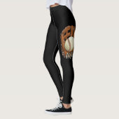 Baseball mama Softball Mama Moederdag Leggings (Links)