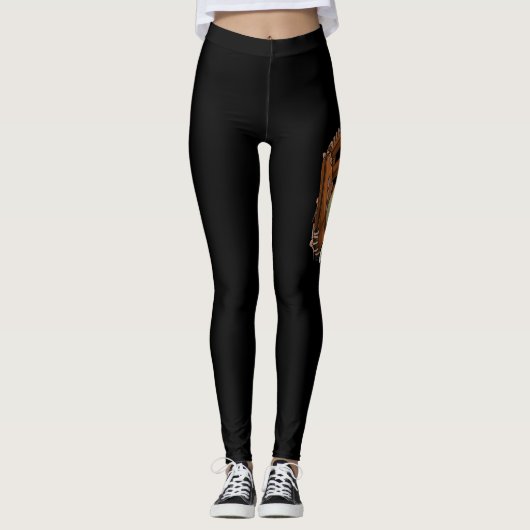 Baseball mama Softball Mama Moederdag Leggings (Voorkant)