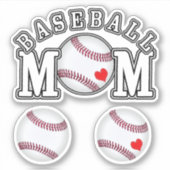 Baseball mama sticker (Voorkant)