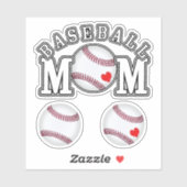 Baseball mama sticker (Vel)