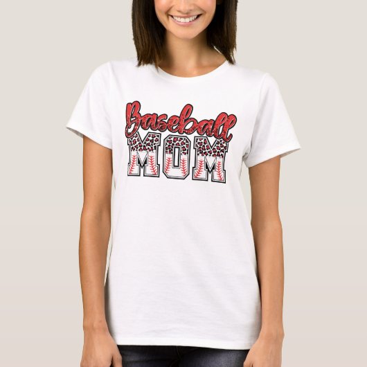Baseball Mama Sublimation, Baseball T-shirt (Voorkant)