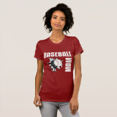 Baseball mama t-shirt (Voorkant volledig)