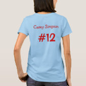 Baseball mama t-shirt (Achterkant)