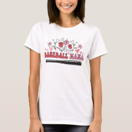 Baseball mama t-shirt