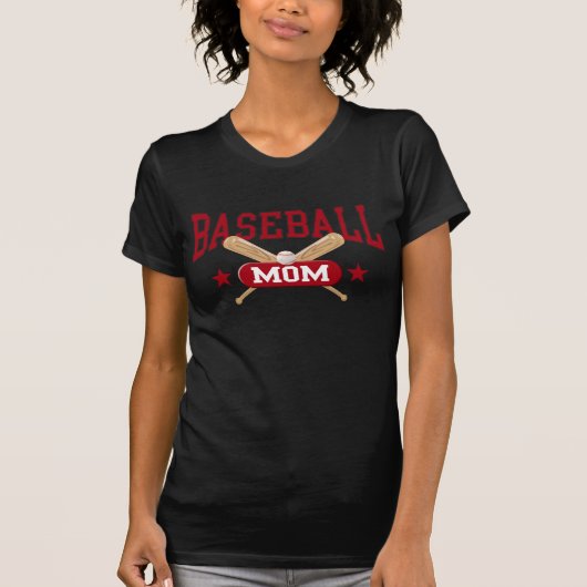 Baseball mama t-shirt (Voorkant)
