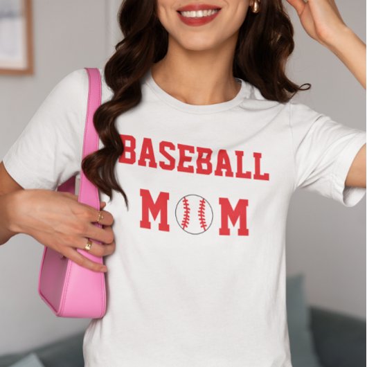Baseball mama t-shirt