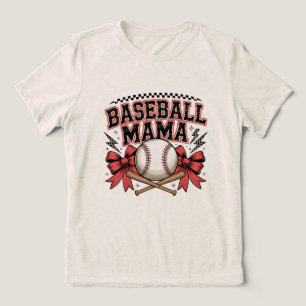 Baseball Mama T-shirt Trotse Moeder Game Day Sport