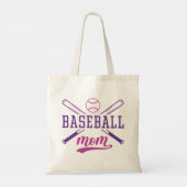 Baseball mama tote bag (Achterkant)