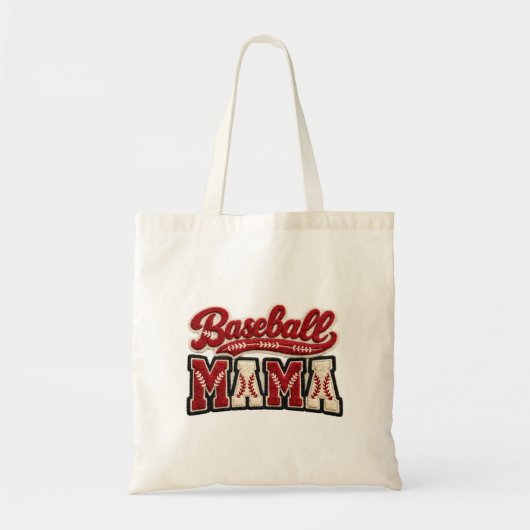 Baseball Mama Tote Bag (Voorkant)