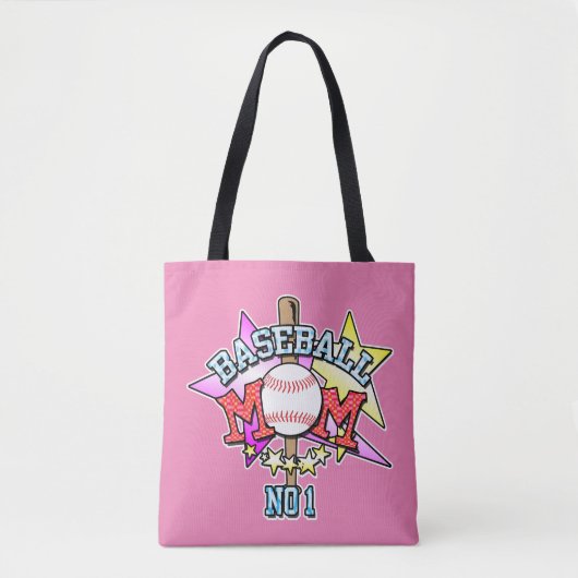 Baseball mama tote bag (Voorkant)