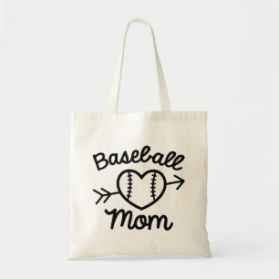 Baseball mama tote bag