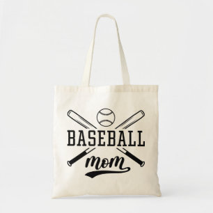 Baseball mama tote bag