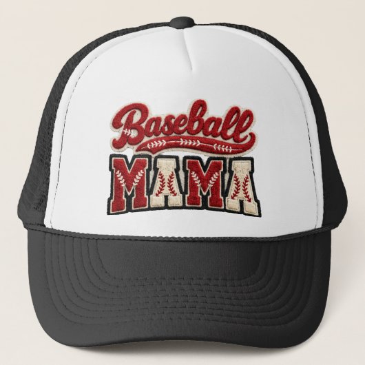 Baseball Mama Trucker Pet (Voorkant)
