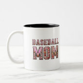 Baseball mama tweekleurige koffiemok (Links)