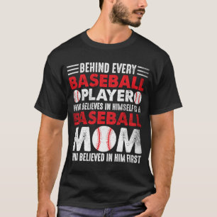 Baseball mama Vrouwen Moederdag honkbal T-shirt