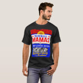 Baseball Mamas and Sunflower Seeds Altijd zout T-shirt (Voorkant volledig)