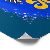 Baseball mamma's en zonnebloempitten altijd zout poster (Hoek)