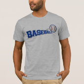 Baseball Mannen Basic Bella Canvas T-Shirt (Voorkant)