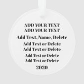 Baseball Medal Ornament (achterkant)