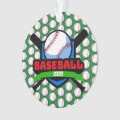 Baseball Medal Ornament (voorkant)