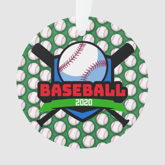 Baseball Medal Ornament (voorkant)