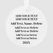 Baseball Medal Ornament (achterkant)