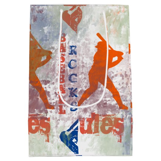 BASEBALL MEDIUM CADEAUZAKJE (Achterkant)