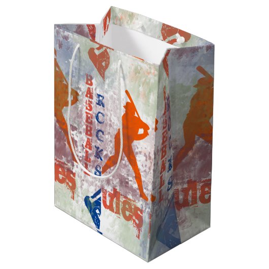 BASEBALL MEDIUM CADEAUZAKJE (Achterkant Gekanteld)