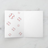 Baseball Memory Mate Dank je Coach 2 Fotokaart Bedankkaart (Binnen)