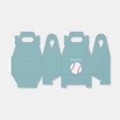 Baseball met aangepaste naam - Royal Blue Bedankdoosjes (Uitgevouwen)