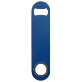 Baseball met aangepaste naam - Royal Blue Speed Flessenopener (Achterkant)