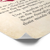 Baseball Met Baby shower diaper gedachten Poster (Hoek)