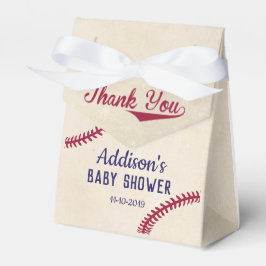 Baseball Met Baby shower gesimuleerde box lint Bedankdoosjes