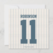 Baseball, met baby Shower-uitnodigingen Kaart (Achterkant)