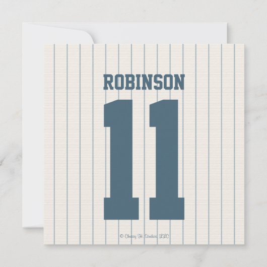 Baseball, met baby Shower-uitnodigingen Kaart (Achterkant)