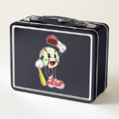 Baseball met honkbalknuppel (Achterkant)