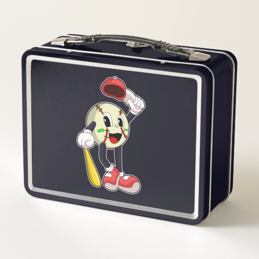 Baseball met honkbalknuppel (Achterkant)