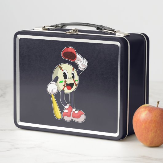 Baseball met honkbalknuppel (In situ)