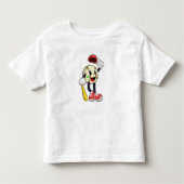 Baseball met honkbalknuppel kinder shirts (Voorkant)