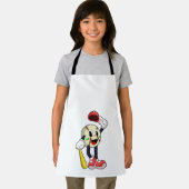 Baseball met honkbalknuppel schort (Insitu)