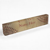 Baseball met Monogram Naambordje