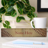 Baseball met Monogram Naambordje