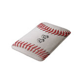 Baseball met nummer badmat (Gekanteld)