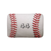 Baseball met nummer badmat (Voorkant)