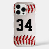 Baseball met nummer Case-Mate iPhone case (Achterkant)