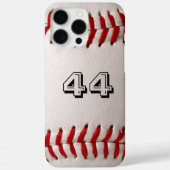 Baseball met  nummer Case-Mate iPhone case (Achterkant)
