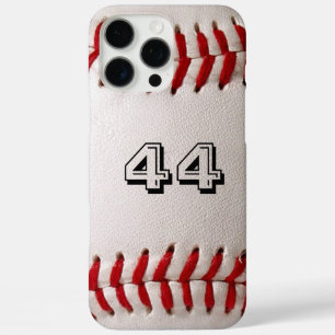 Baseball met  nummer iPhone 16 pro max hoesje