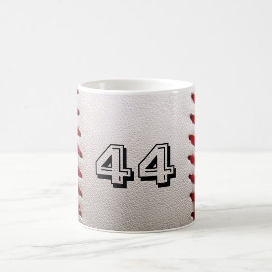 Baseball met  nummer koffiemok (Center)