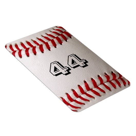 Baseball met  nummer magneet (Rechterzijde)