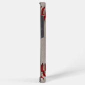 Baseball met  nummer samsung galaxy hoesje (Rechterkant)